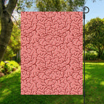 Human Brain Print Garden Flag