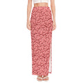 Human Brain Print High Slit Maxi Skirt