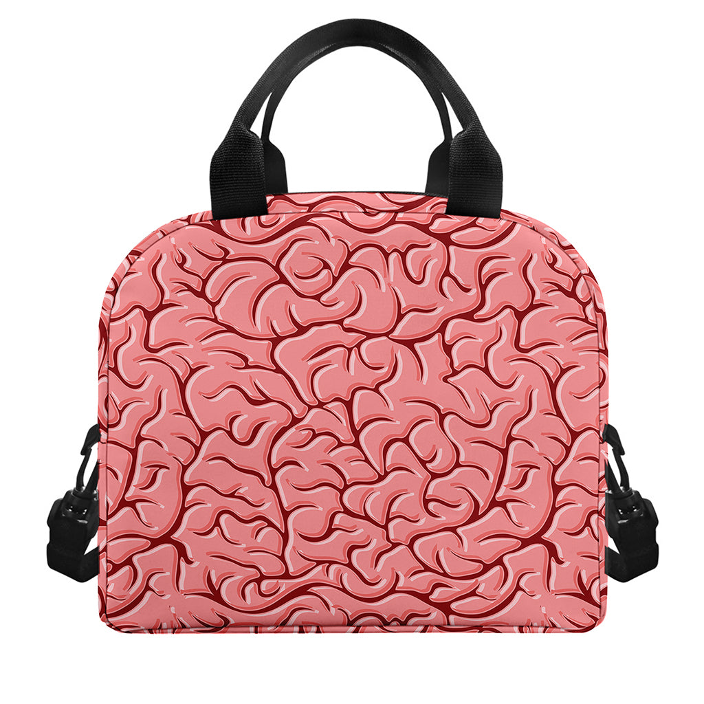 Human Brain Print Insulated Lunch Bag