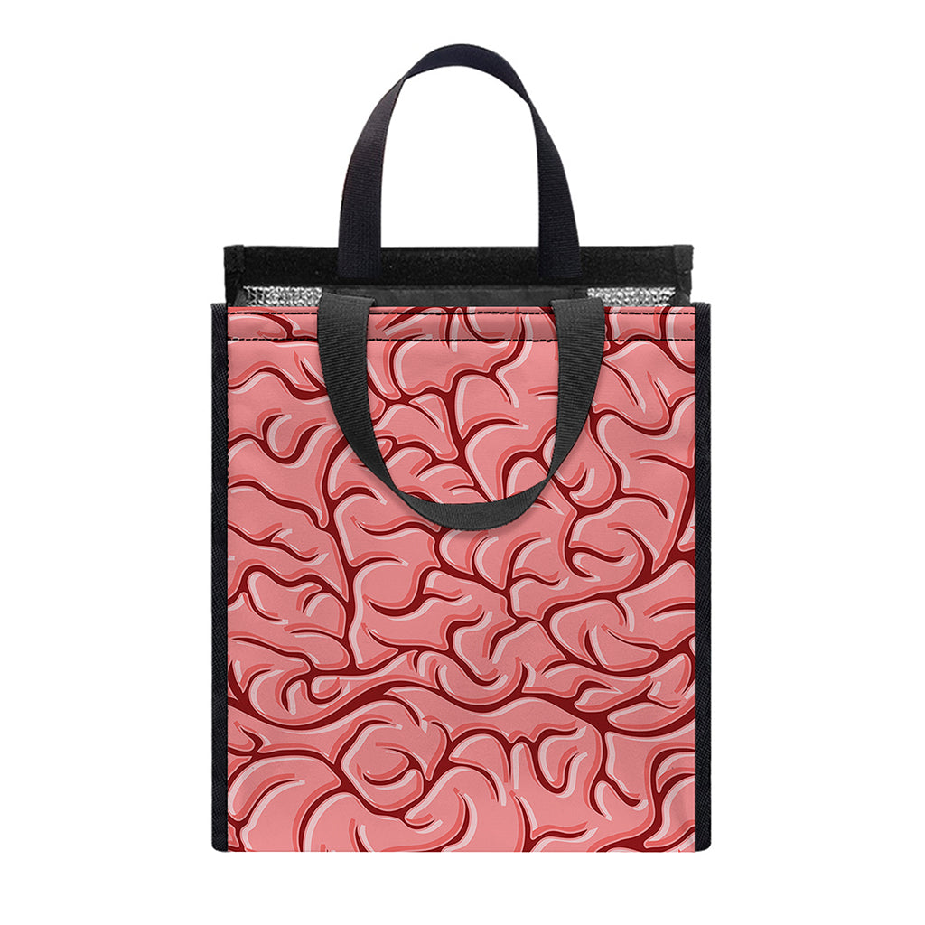 Human Brain Print Insulated Lunch Tote