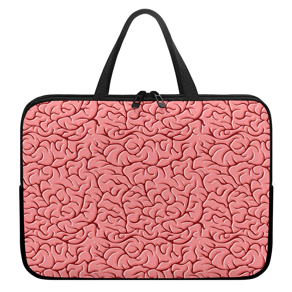 Human Brain Print Laptop Sleeve With Handle