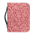 Human Brain Print Leather Bible Cover