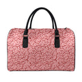 Human Brain Print Leather Duffel Bag