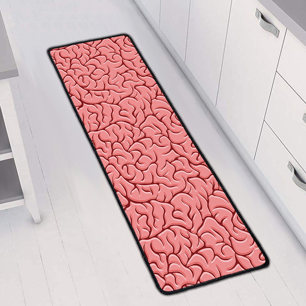 Human Brain Print Long Kitchen Mat
