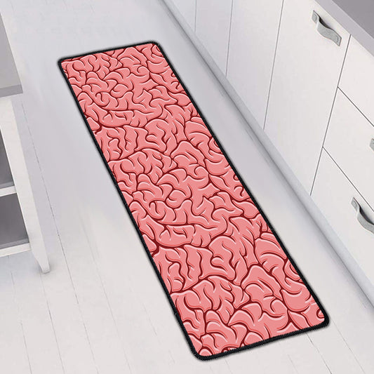 Human Brain Print Long Kitchen Mat