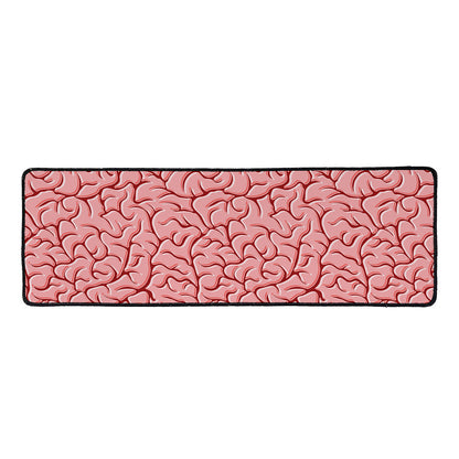 Human Brain Print Long Kitchen Mat
