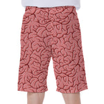Human Brain Print Men's Beach Shorts
