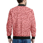 Human Brain Print Men's Bomber Jacket