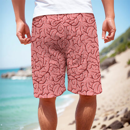 Human Brain Print Men's Cargo Shorts