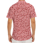 Human Brain Print Men's Deep V-Neck Shirt