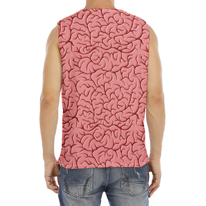 Human Brain Print Men's Fitness Tank Top