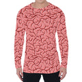 Human Brain Print Men's Long Sleeve T-Shirt