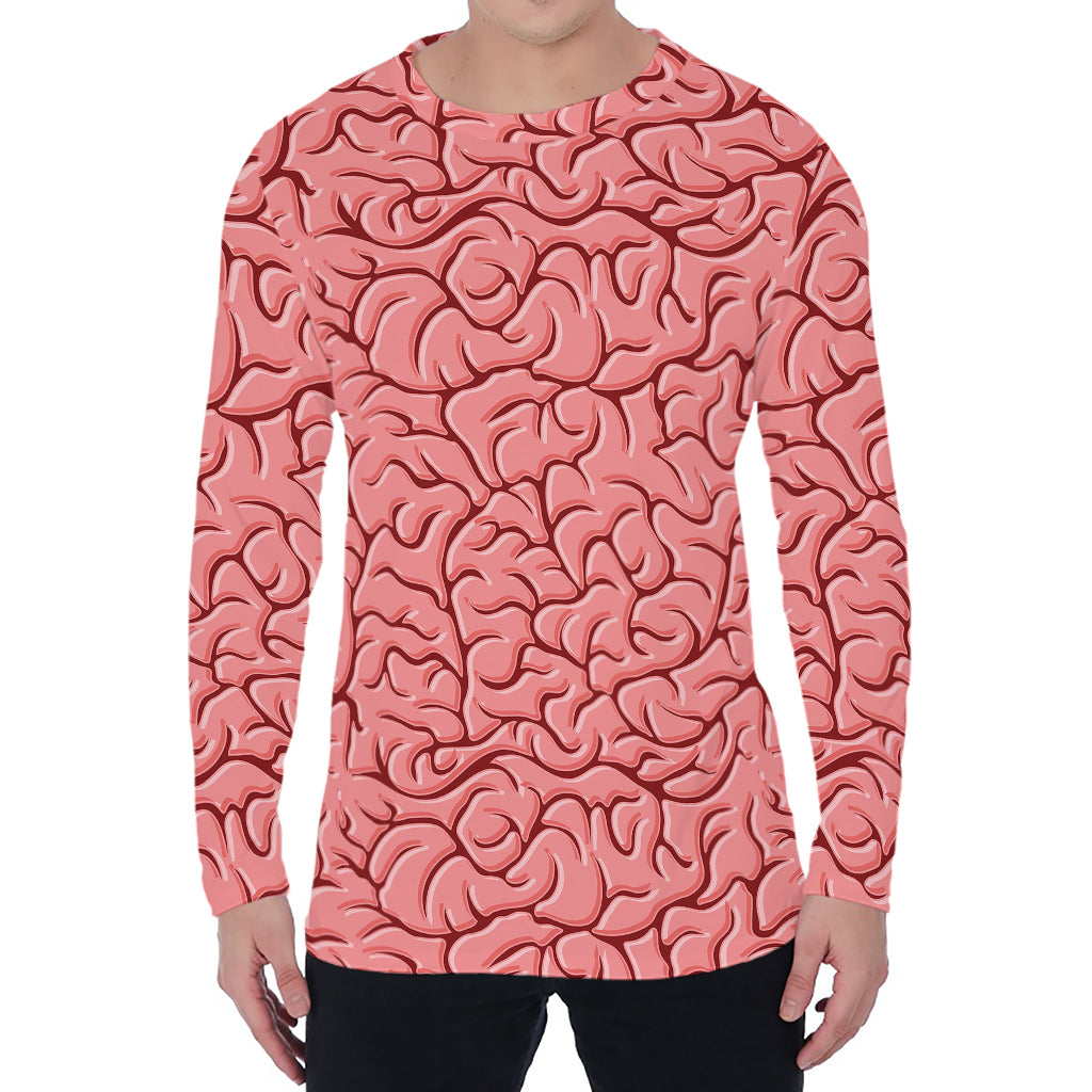 Human Brain Print Men's Long Sleeve T-Shirt