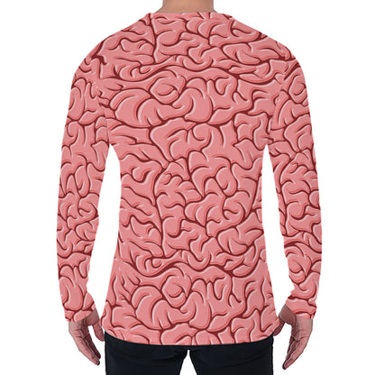 Human Brain Print Men's Long Sleeve T-Shirt