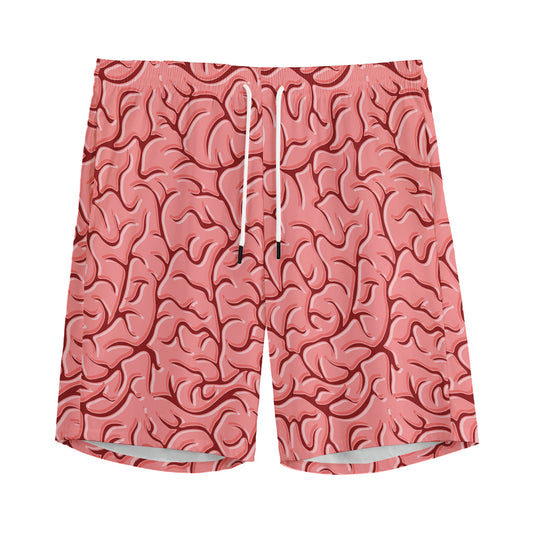 Human Brain Print Men's Sports Shorts