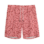 Human Brain Print Men's Sports Shorts