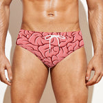 Human Brain Print Men's Swim Briefs
