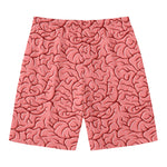 Human Brain Print Men's Swim Trunks