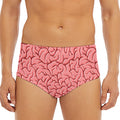Human Brain Print Men's Triangle Swim Briefs