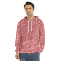 Human Brain Print Men's Velvet Pullover Hoodie