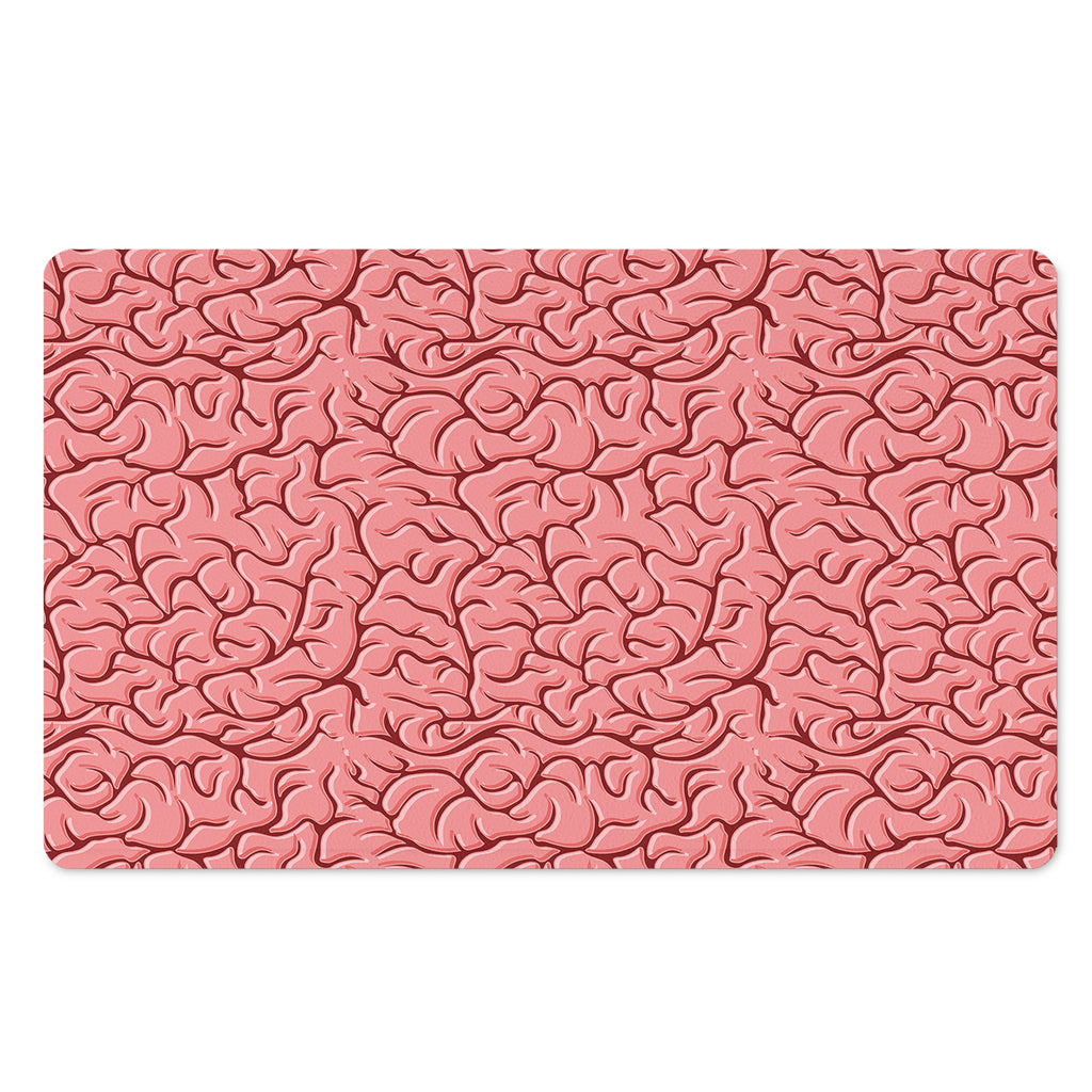 Human Brain Print Polyester Doormat