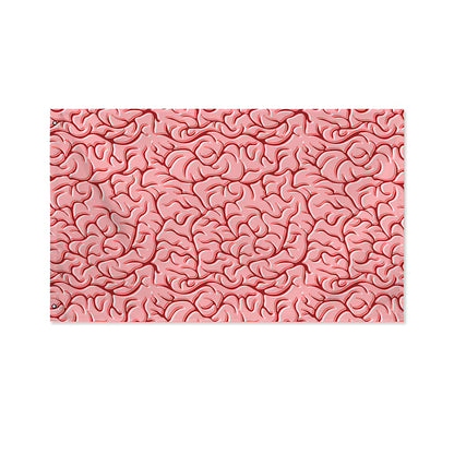 Human Brain Print Polyester Flag