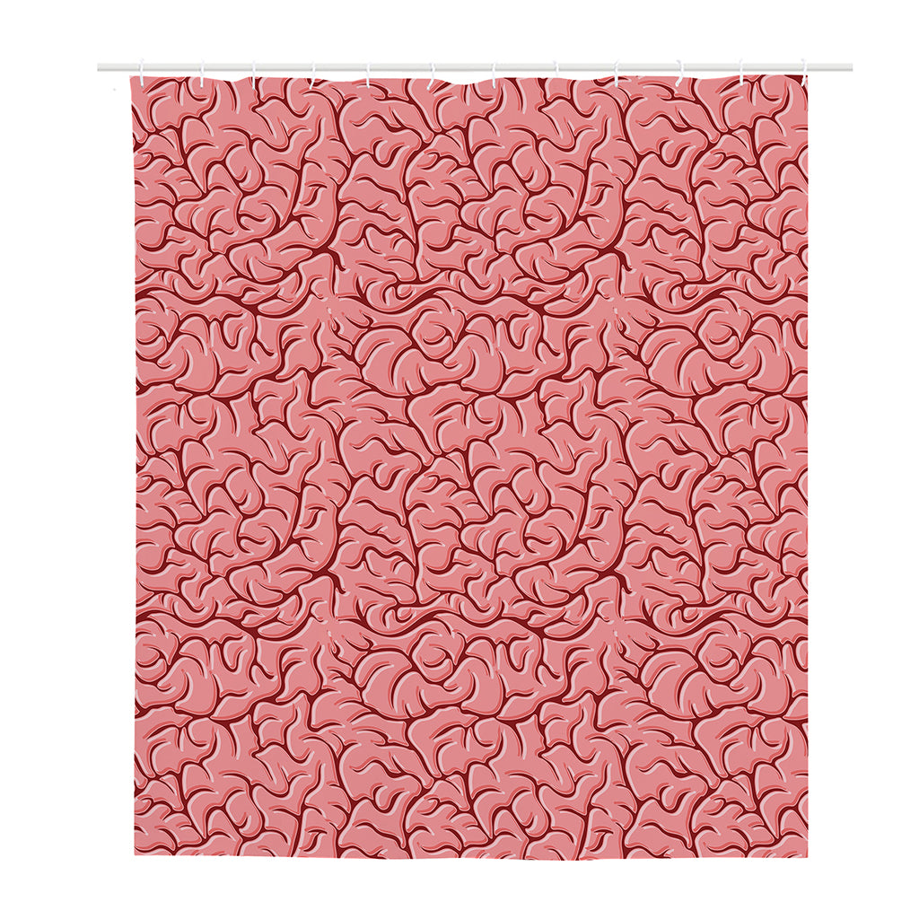 Human Brain Print Polyester Shower Curtain