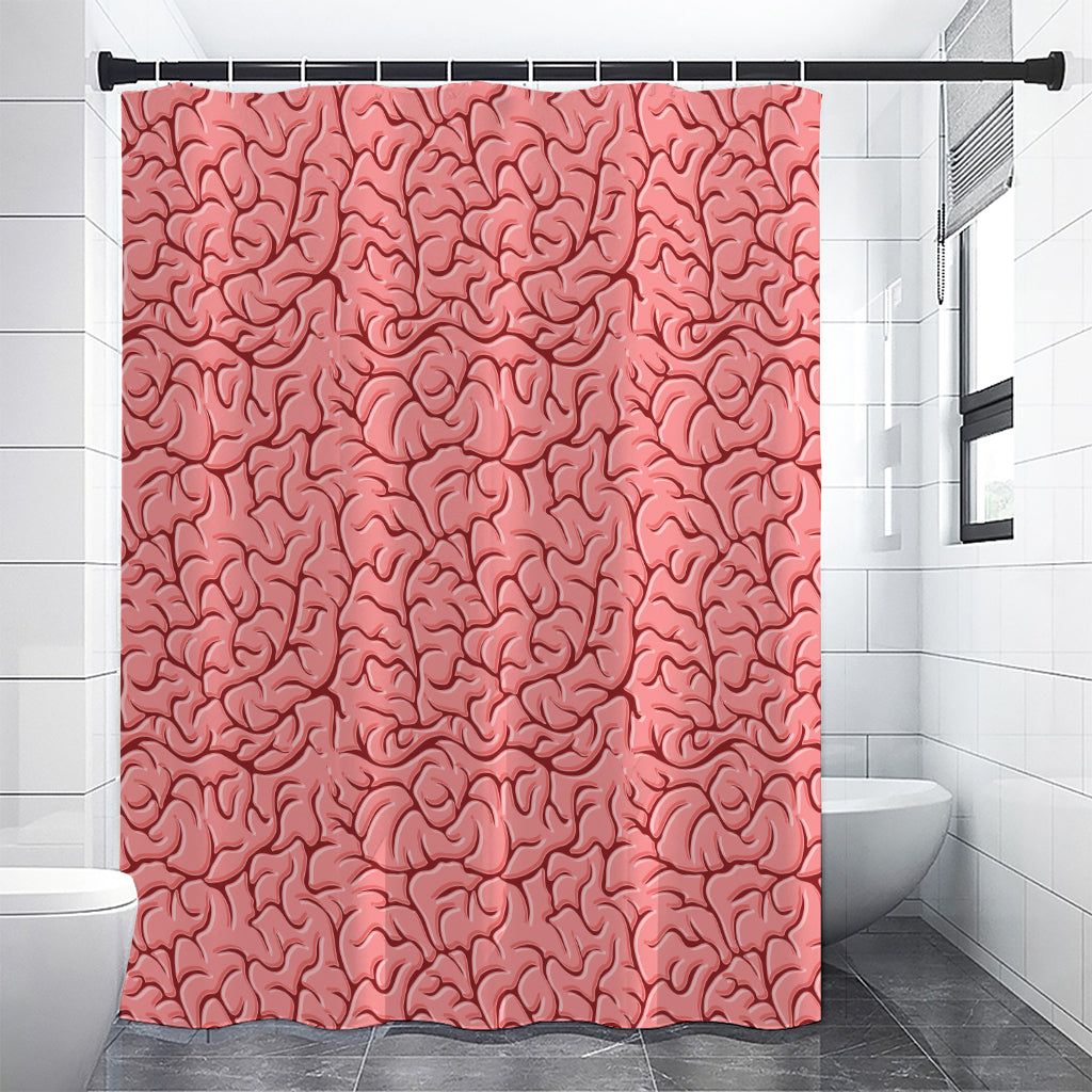 Human Brain Print Premium Shower Curtain