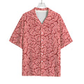 Human Brain Print Rayon Hawaiian Shirt