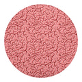 Human Brain Print Round Blanket