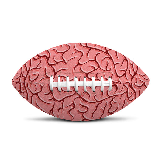 Human Brain Print Rugby Ball
