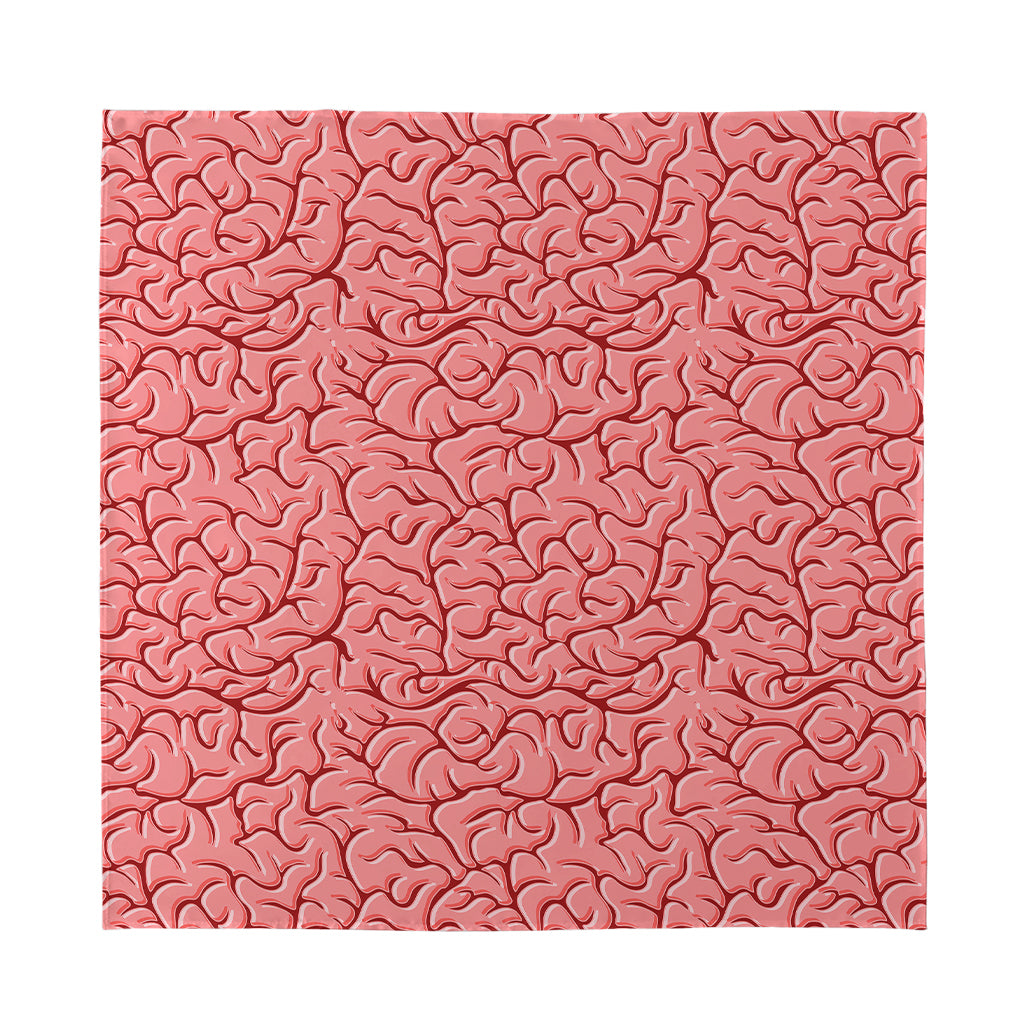 Human Brain Print Silk Bandana