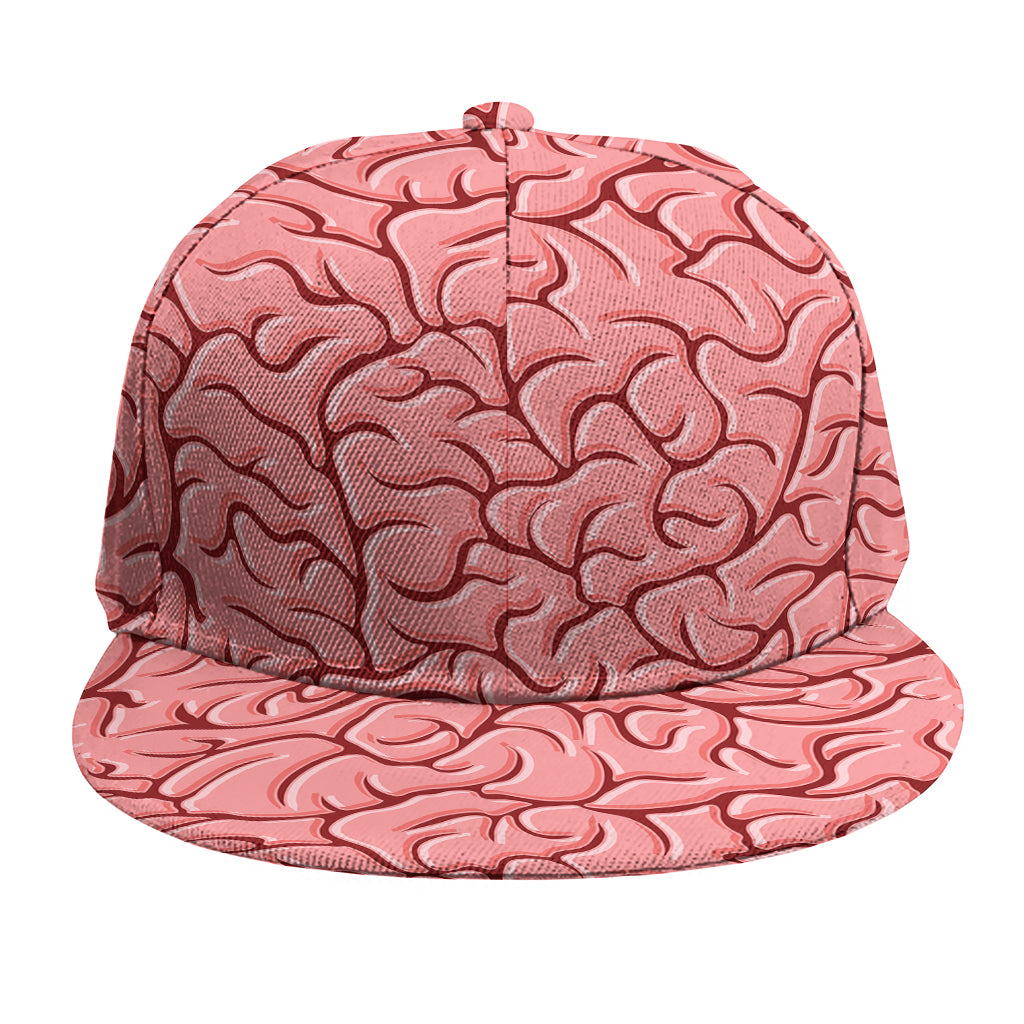 Human Brain Print Snapback Cap