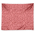 Human Brain Print Tapestry