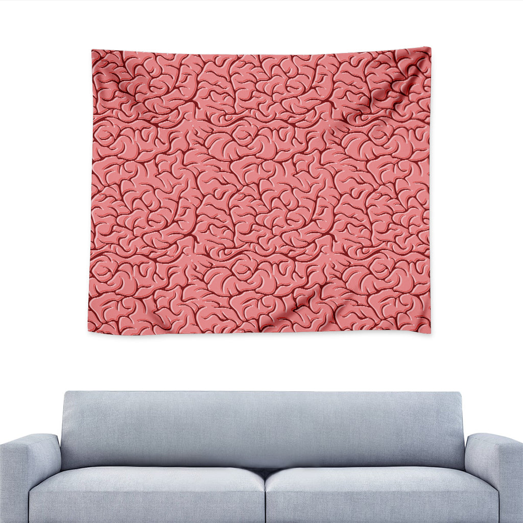 Human Brain Print Tapestry