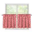 Human Brain Print Tier Curtains