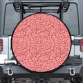 Human Brain Print Tire Cover