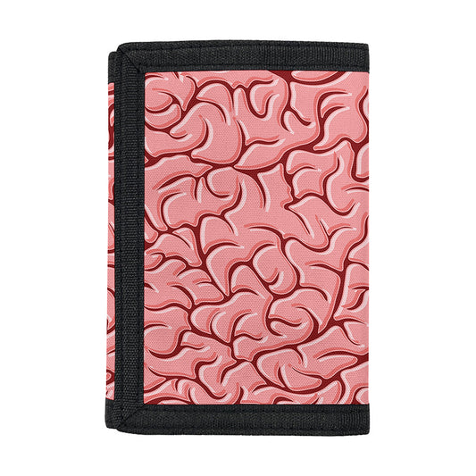 Human Brain Print Trifold Wallet