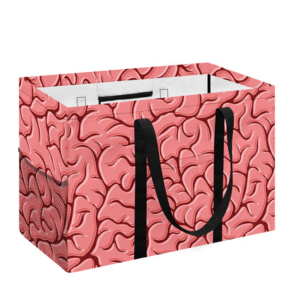 Human Brain Print Utility Tote Bag