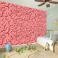 Human Brain Print Wall Sticker