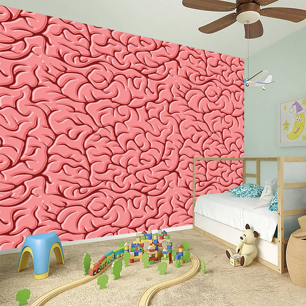 Human Brain Print Wall Sticker