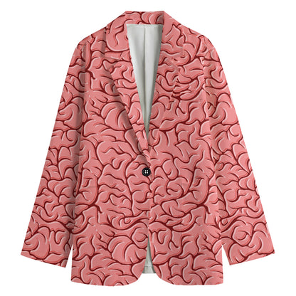 Human Brain Print Women's Blazer