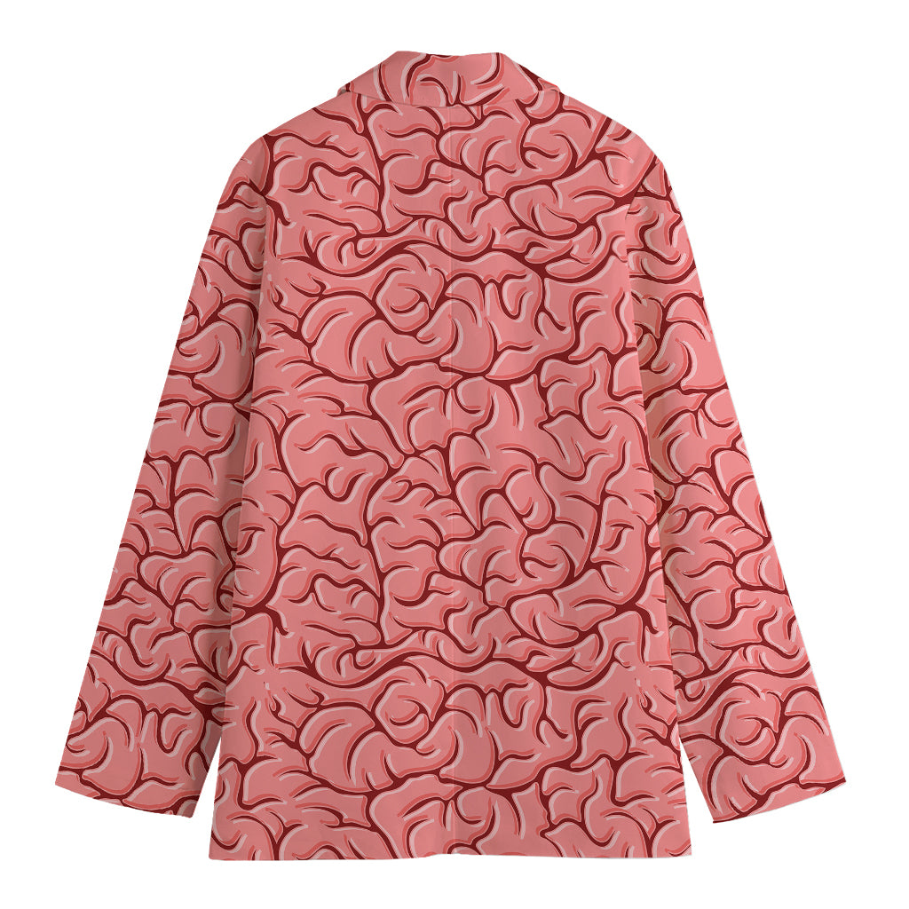 Human Brain Print Women's Cotton Blazer