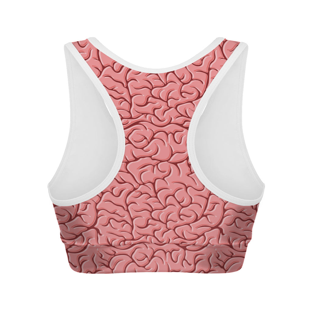 Human Brain Print Women's Sports Bra
