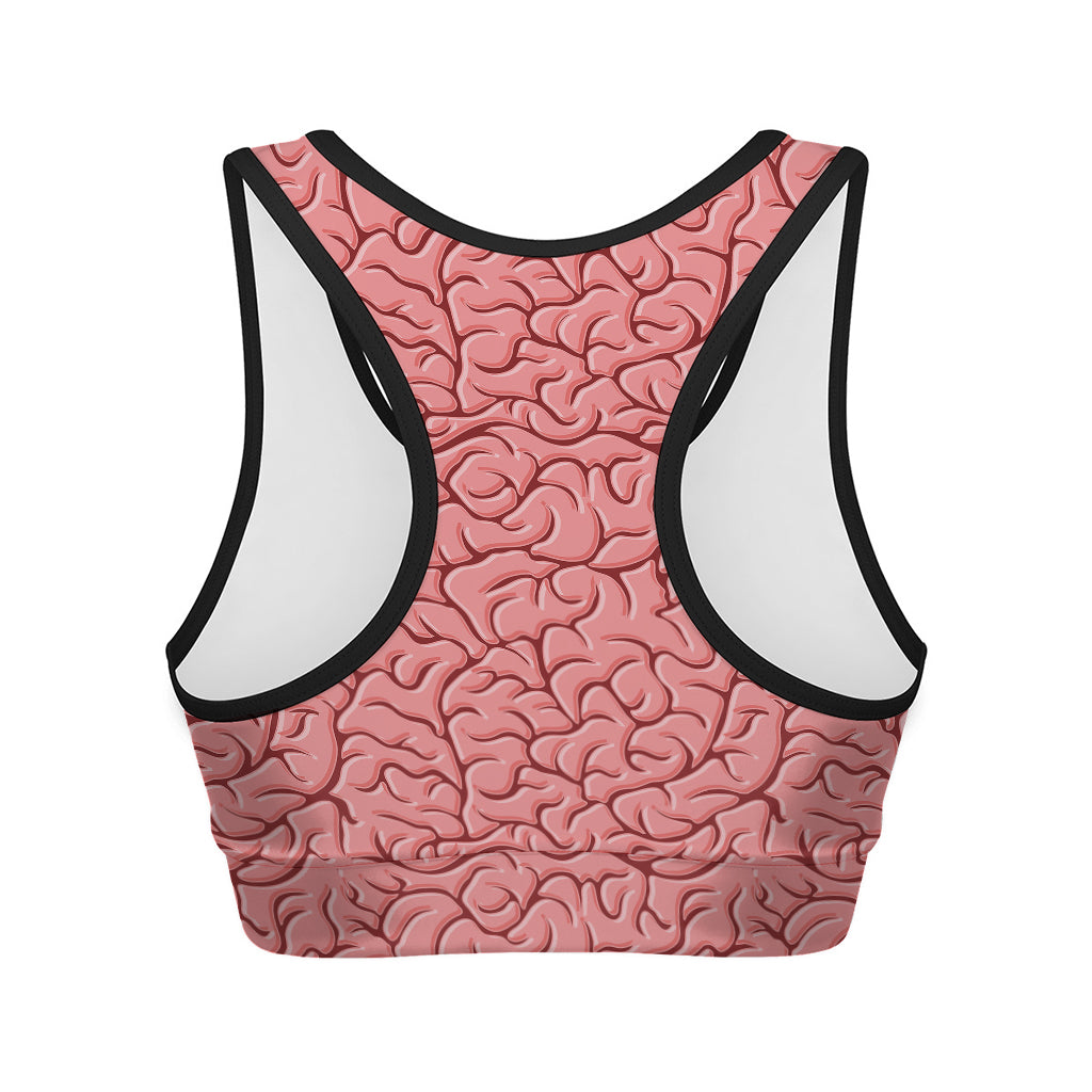 Human Brain Print Women's Sports Bra