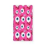 Human Eyeball Pattern Print Baby Crib Sheet