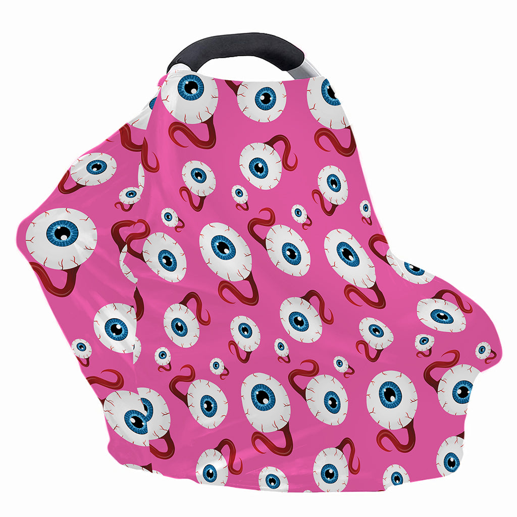 Human Eyeball Pattern Print Baby Seat Cover