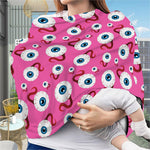 Human Eyeball Pattern Print Baby Seat Cover