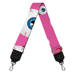 Human Eyeball Pattern Print Bag Strap