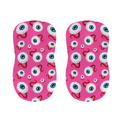 Human Eyeball Pattern Print Bar Stool Covers